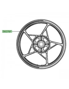 Liserè de jantes d'origine Kawasaki Z900 (2020-2024) | Moto Shop 35