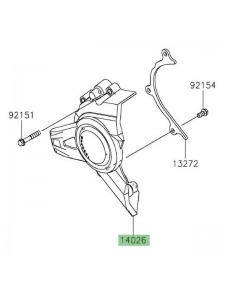 Carter pignon sortie de boîte Kawasaki Z900 (2017-2024) | Réf. 140260132