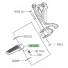 Repose-pieds passager Kawasaki Z900 (2020-2024)