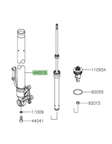 Tube de fourche Kawasaki Z900 (2020-2024)