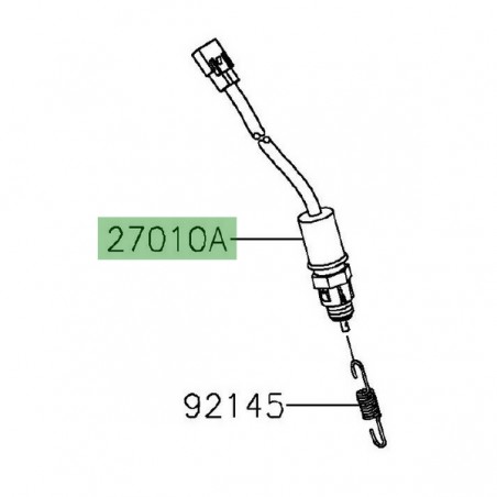 Contacteur de frein arrière Kawasaki Z900 (2020-2024) | Réf. 270100936