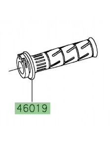 Poignée de gaz d'origine Kawasaki 460190001 | Moto Shop 35