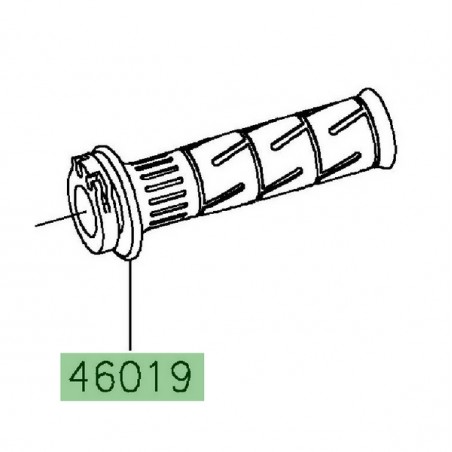 Poignée de gaz d'origine Kawasaki 460190001 | Moto Shop 35