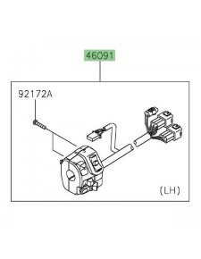 Commodo gauche Kawasaki Z900 (2020-2024)