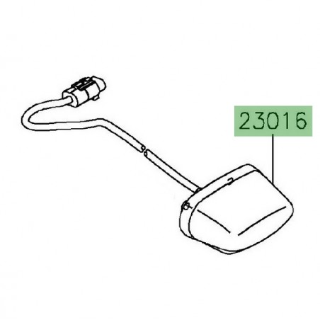 Éclairage de plaque à Leds d'origine Kawasaki 230160639 | Moto Shop 35