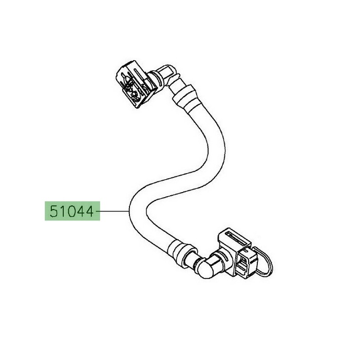 Durite d'essence Kawasaki 510440863
