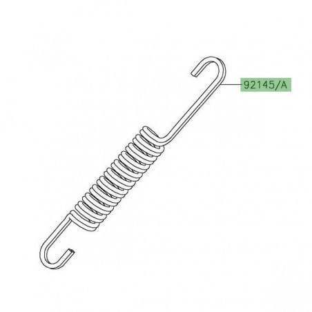 Ressort de béquille latérale Kawasaki 921450562 | Moto Shop 35