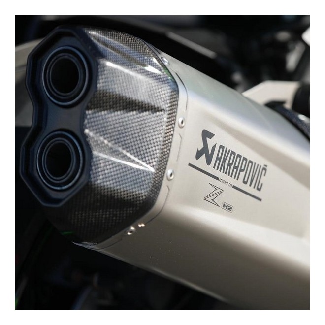 Échappement Akrapovic Titane Kawasaki Z H2 (2021-2023) | Réf. 258EXP0107