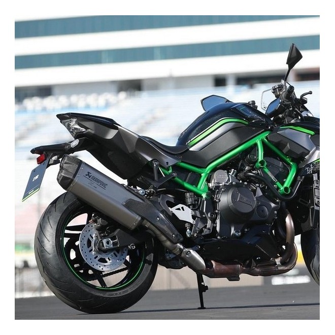 Échappement Akrapovic Titane Kawasaki Z H2 (2021-2023) | Réf. 258EXP0107