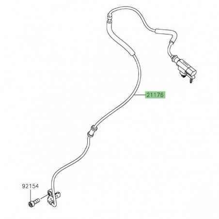 Câble ABS avant Kawasaki Ninja 650 (2020-2021) | Réf. 211760920