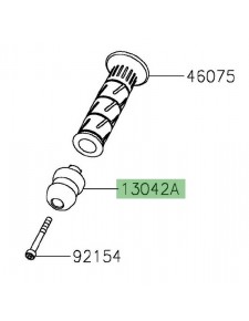 Embout de guidon Kawasaki 130420800 | Moto Shop 35