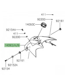 Habillage de réservoir Kawasaki Ninja 650 (2020-2021) | Moto Shop 35