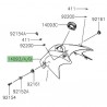 Habillage de réservoir Kawasaki Ninja 650 (2020-2021)