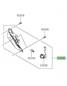 Clignotant avant gauche Kawasaki Ninja 650 (2020-2021) | Réf. 230400135