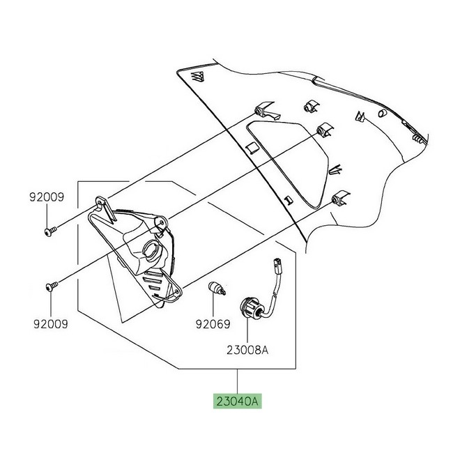 Phares Avant Pour Kawasaki Ninja 650/EX650 (2020-2023) - Haute Luminosité, Anti-éblouissement, ABS - 5