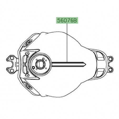 Autocollant décoratif réservoir Kawasaki Ninja 650 (2020-2021) | Moto Shop 35