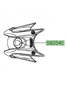 Autocollant "Kawasaki Racing Team" habillage de réservoir Kawasaki Ninja 650 KRT (2020) | Réf. 560542719