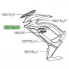 Autocollant "650" flanc de carénage Kawasaki Ninja 650 KRT (2021) | Réf. 560761695 - 560761700