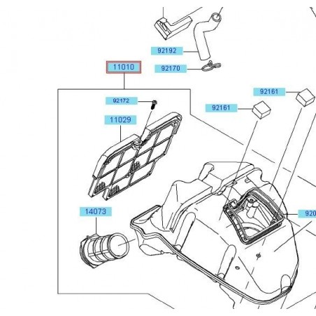 *FILTRE A AIR ER6 2009 110290011