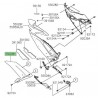 Flanc de carénage brut Kawasaki Ninja 650 (2020-2021)