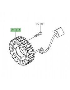 Alternateur d'origine Kawasaki 210030179 | Moto Shop 35