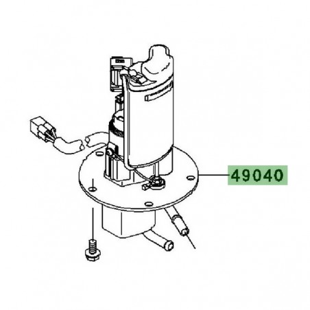 Pompe à essence d'origine Kawasaki 490400724 | Moto Shop 35