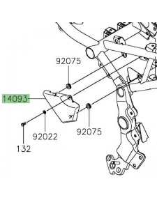 Cache pompe ABS Kawasaki Z900RS (2018-2021) | Réf. 140930618