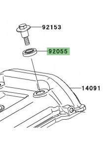 Joint de vis cache culbuteur Kawasaki 920551352 | Moto Shop 35