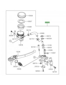 Maître cylindre de frein avant Kawasaki Z900RS (2018-2021) |Réf. 430150663