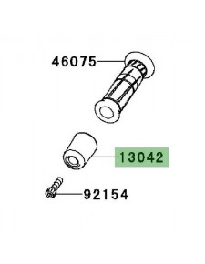 Embout de guidon Kawasaki 130425007 | Moto Shop 35