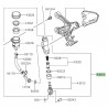 Maître cylindre arrière Kawasaki 430150664