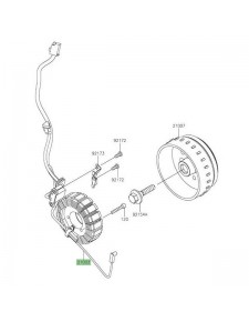 Alternateur d'origine Kawasaki 210030210 | Moto Shop 35