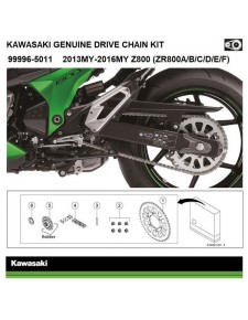 Kit Chaîne d'origine Kawasaki Z800 (2013-2016) | Réf. 999965011