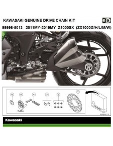 Kit Chaîne d'origine Kawasaki Z1000SX (2011-2019) | Réf. 999965013