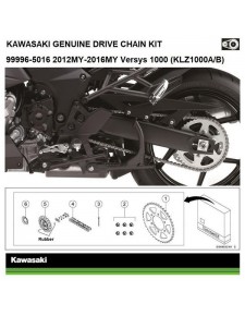 Kit Chaîne d'origine Kawasaki Versys 1000 (2012-2016) | Réf. 999965016