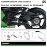 Kit Chaîne d'origine Kawasaki Ninja H2 SX (2018-2025) | Réf. 999965022
