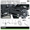 Kit chaîne d'origine Kawasaki Ninja 1000SX (2020-2024) | Réf. 999965027