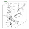 Maître cylindre de frein avant Kawasaki 430150712