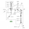 Maître cylindre de frein arrière Kawasaki 430150740