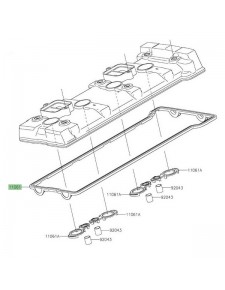 Joint de cache culbuteur Kawasaki 110610738 | Moto Shop 35