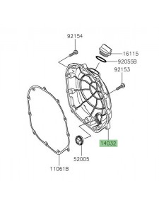 Carter d'embrayage Kawasaki ZZR 1400 (2006-2011) | Réf. 14032008911E - 140320570
