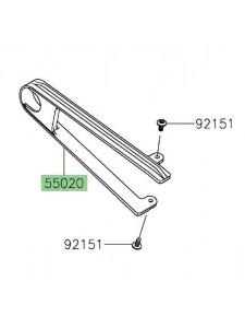 Patin de chaîne d'origine Kawasaki 550200818 | Moto Shop 35