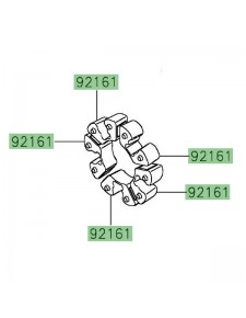 Amortisseur de couple Kawasaki 921611286 | Moto Shop 35