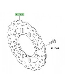 Disque de frein arrière Kawasaki 410800089