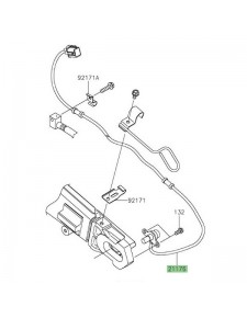 Câble ABS d'origine Kawasaki ZZR 1400 (2006-2020) | Réf. 211760060