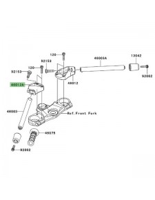 Support demi-guidon Kawasaki ZZR 1400 (2006-2020)