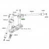 Support demi-guidon droit Kawasaki ZZR 1400 (2006-2020) | Réf. 460120316