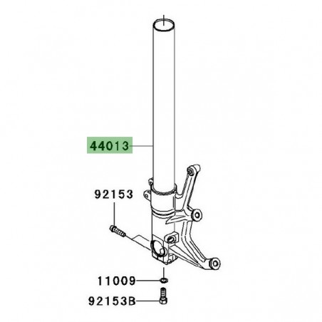 Tube de fourche gauche Kawasaki ZZR 1400 (2006-2011) | Moto Shop 35