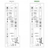 Bras de fourche droit Kawasaki ZZR 1400 (2006-2011) | Moto Shop 35