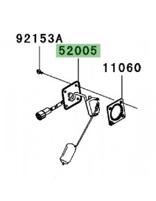 Jauge à carburant d'origine Kawasaki 520050026 | Moto Shop 35